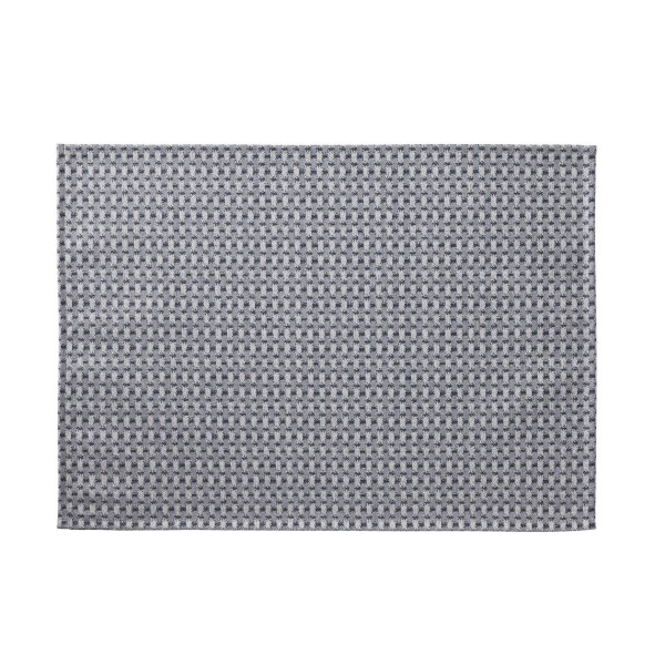 Sets de table enduits Empreintes Tissage Cobalt, Le Jacquard Français 