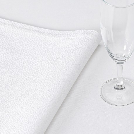 Tissu sur mesure coton Offre White Galuchat en 270cm Le Jacquard Français