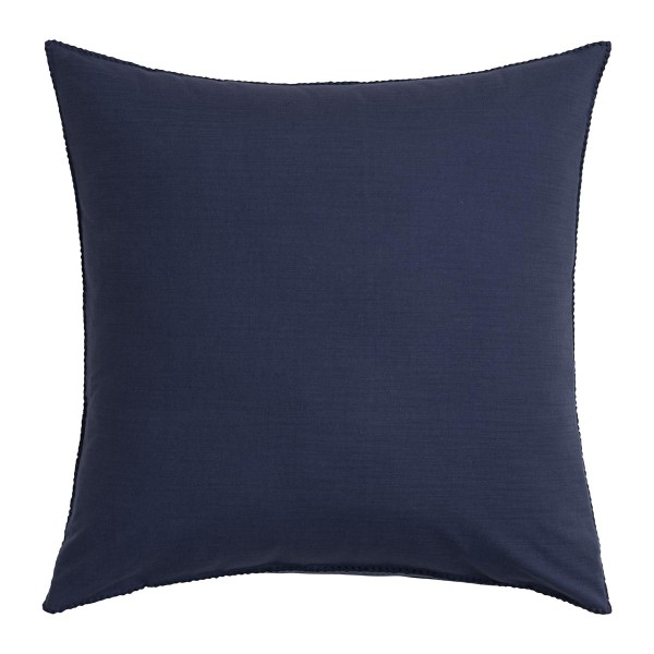 Le Jacquard Français - Taie carrée coton flammé Eclat Myrtille