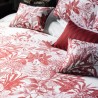 Le Jacquard Français - Parure de lit imprimée satin de coton 118 fils/cm² Feuilles en Scène Gojy