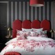 Le Jacquard Français - Parure de lit imprimée satin de coton 118 fils/cm² Feuilles en Scène Gojy