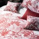 Le Jacquard Français - Parure de lit imprimée satin de coton 118 fils/cm² Feuilles en Scène Gojy