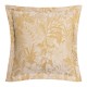 Le Jacquard Français - Taie d'oreiller carrée jacquard satin de coton 157 fils/cm² Bois dormant Doré