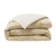 Le Jacquard Français - Housse de couette jacquard satin de coton 157 fils/cm² Bois dormant Doré