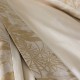 Le Jacquard Français - Drap de lit jacquard satin de coton 157 fils/cm² Bois dormant Doré