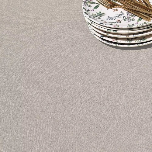 Tissu nappes au mètre jacquard coton Paradia Lin en 180cm, Garnier-Thiébaut