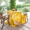 Tissu sur mesure jacquard coton Paradia Curry en 180cm, Garnier-Thiébaut Tissu nappes au mètre jacquard coton Paradia Curry en 180cm, Garnier-Thiébaut