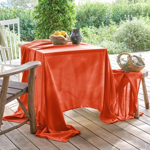 Tissu nappes au mètre jacquard coton Paradia Sienne en 180cm, Garnier-Thiébaut