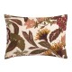 Le Jacquard Français - Taie décorative imprimée satin de coton 118 fils/cm² Panache de fleurs Miel