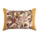 Le Jacquard Français - Taie rectangle imprimée satin de coton 118 fils/cm² Panache de fleurs Miel