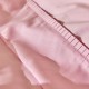 Le Jacquard Français - Drap plat jacquard percale de coton 118 fils/cm² Pois de senteur Rose