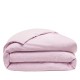 Le Jacquard Français - Housse de couette jacquard percale de coton 118 fils/cm² Pois de senteur Rose