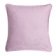 Le Jacquard Français - Taie d'oreiller carrée jacquard percale de coton 118 fils/cm² Pois de senteur Rose