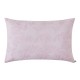 Housse de Coussin jacquard percale de coton 50x30 Pois de senteur Rose, Le Jacquard Français