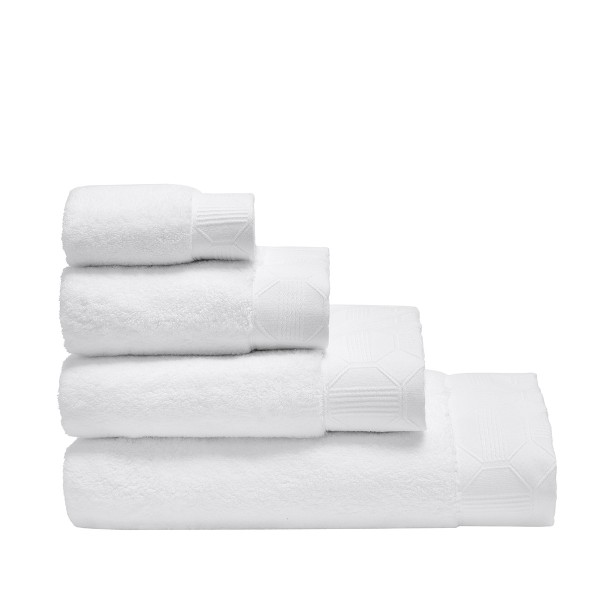 Linge de Bain éponge unie Palacio Blanc, Le Jacquard Français