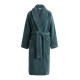 Peignoir de bain mixte Caresse Forêt 100% coton, Le Jacquard Français