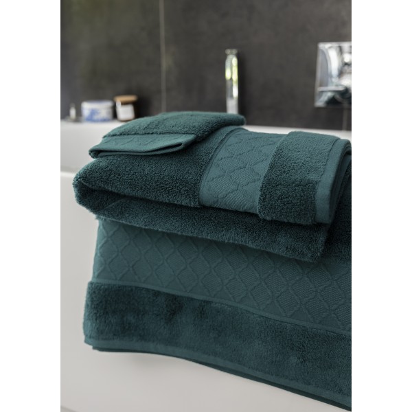 Linge de bain Caresse Forêt, Le Jacquard Français