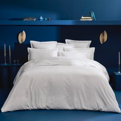 Garnier-Thiébaut - Parure de lit jacquard en satin de coton 120 fils/cm² Alexandria Diamant