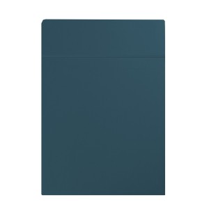 Garnier-Thiébaut - Tissu uni en satin de coton 120 fils/cm² Ava Bleu Ardoise - Laize 268cm 2