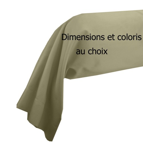 Garnier-Thiébaut - Taie de traversin en satin de coton 120 fils/cm² Ava