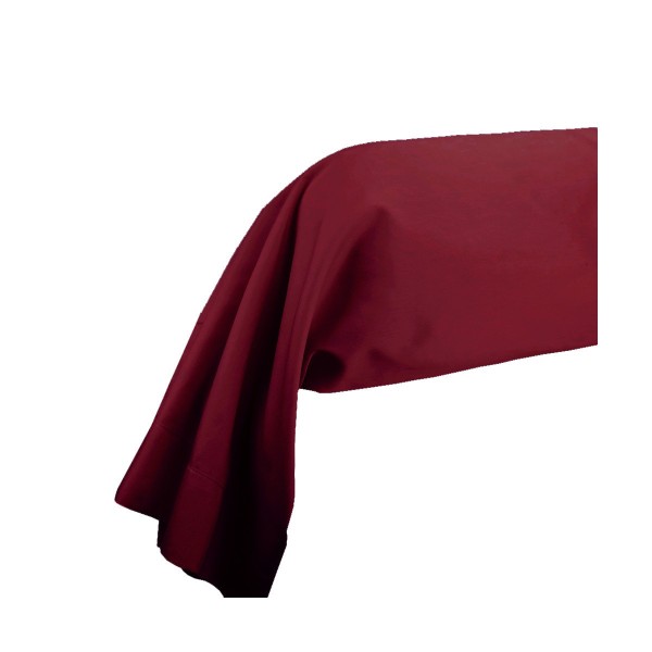 Garnier-Thiébaut - Taie de traversin unie en satin de coton 120 fils/cm² Ava Dahlia