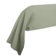 Garnier-Thiébaut - Taie de traversin unie en satin de coton 120 fils/cm² Ava Lichen