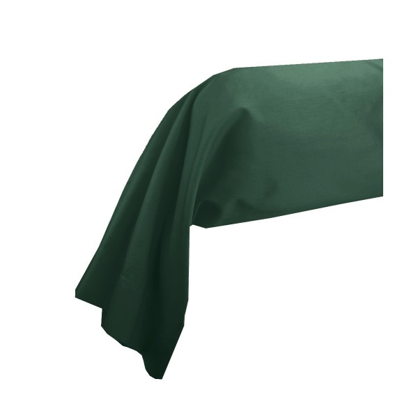 Garnier-Thiébaut - Taie de traversin unie en satin de coton 120 fils/cm² Ava Sauge