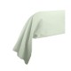 Garnier-Thiébaut - Taie de traversin unie en satin de coton 120 fils/cm² Ava Vert d'eau