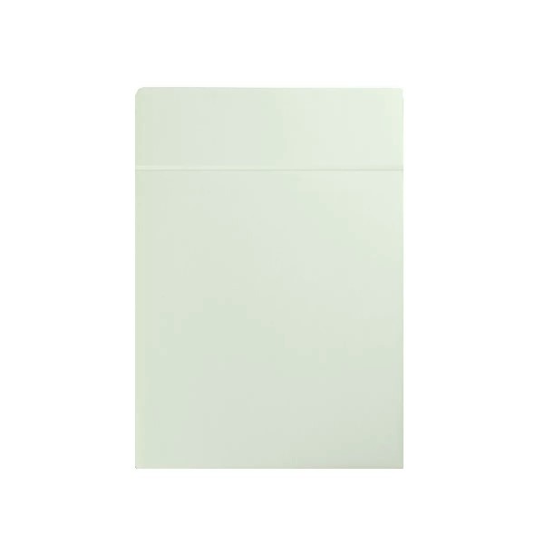 Garnier-Thiébaut - Drap plat uni en satin de coton 120 fils/cm² Ava Vert d'eau