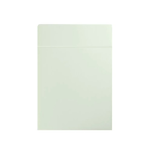 Garnier-Thiébaut - Drap plat uni en satin de coton 120 fils/cm² Ava Vert d'eau