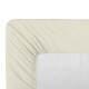 Garnier-Thiébaut - Tissu uni en percale de coton 80 fils/cm² La percale française Blanc cassé - Laize 288cm