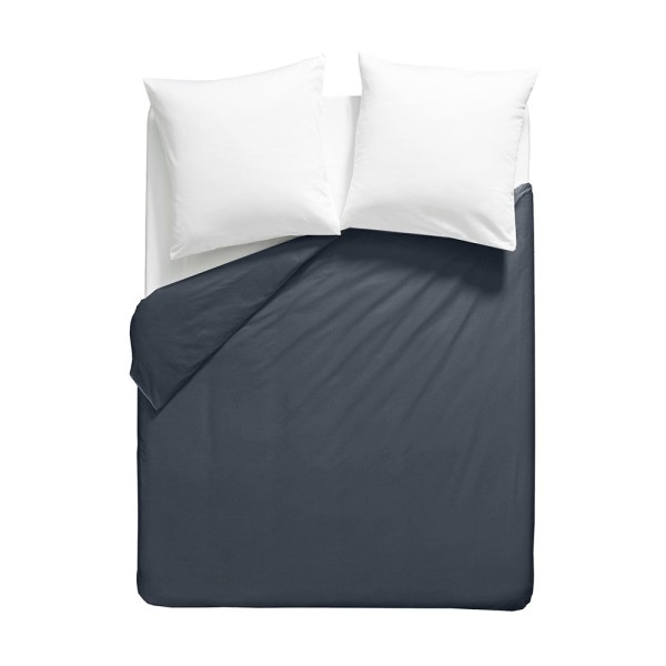 Garnier-Thiébaut - Tissu pour drap uni en percale de coton 80 fils/cm² La percale française Bleu- Laize 288cm