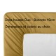 Garnier-Thiébaut - Drap housse Duo uni B40 pour lit articulé en percale de coton 80 fils/cm²La percale française 