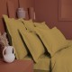 Garnier-Thiébaut - Drap plat uni en percale de coton 80 fils/cm² La percale française Safran
