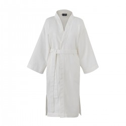 Kimono nid d'abeilles Pois de senteur Blanc, Le Jacquard Français