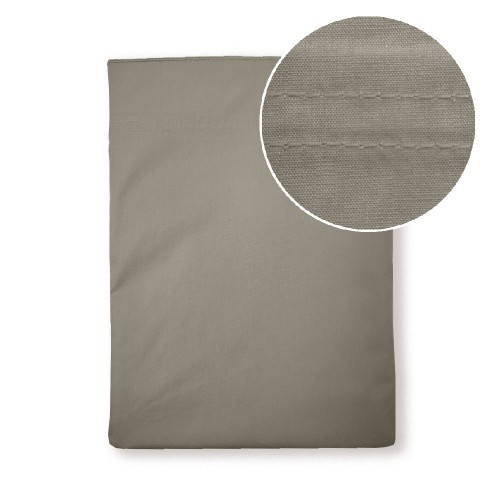Garnier-Thiébaut - Drap plat uni en percale de coton 80 fils/cm² La percale française Pin