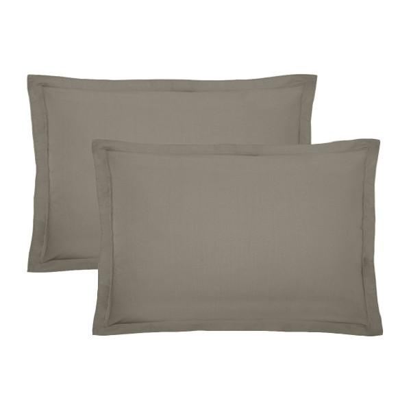 Garnier-Thiébaut - Tissu pour draps uni en percale de coton 80 fils/cm² La percale française Pin - Laize 288cm