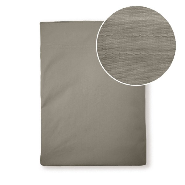 Garnier-Thiébaut - Tissu pour draps uni en percale de coton 80 fils/cm² La percale française Pin - Laize 288cm