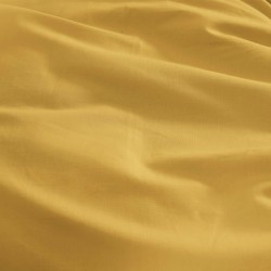 Garnier-Thiébaut - Tissu uni pour draps en métis lin/coton Le metis français Curry - Laize 300cm