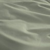 Garnier-Thiébaut - Tissu uni pour draps en métis lin/coton Le metis français Verde - Laize 300cm