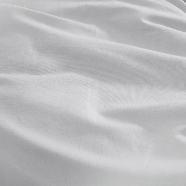 Garnier-Thiébaut - Drap housse uni B35 en métis lin/coton 160g/m² Le metis français Glacier