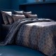 Garnier-Thiébaut - Housse de couette imprimée en satin de coton 120 fils/cm² Mist Nocturne