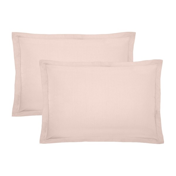 Garnier-Thiébaut - Tissu pour drap uni en percale de coton 80 fils/cm² La percale française Pétale - Laize 288cm