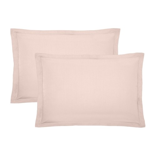 Garnier-Thiébaut - Tissu pour drap uni en percale de coton 80 fils/cm² La percale française Pétale - Laize 288cm