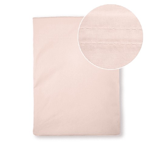 Garnier-Thiébaut - Tissu pour drap uni en percale de coton 80 fils/cm² La percale française Pétale - Laize 288cm