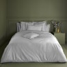 Garnier-Thiébaut - Housse de couette unie en percale de coton 80 fils/cm² La percale française Platine