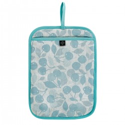 Manique de cuisine Cerises Cerise Bleue, Le Jacquard Français