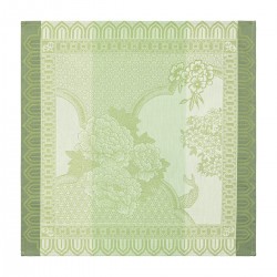 Serviettes de table Promenade Impériale Jade, Le Jacquard Français (par 4)