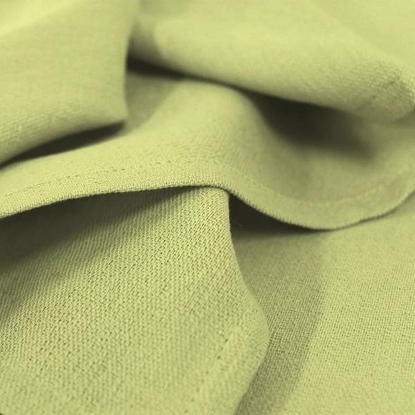 Serviettes de table jacquard coton uni Bastide Absinthe, Garnier-Thiébaut 
