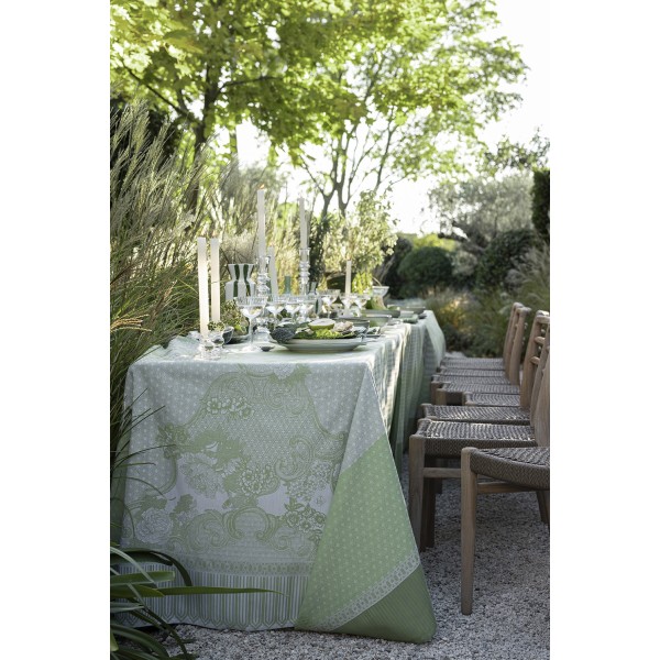 Nappe Promenade Impériale Jade, Le Jacquard Français
